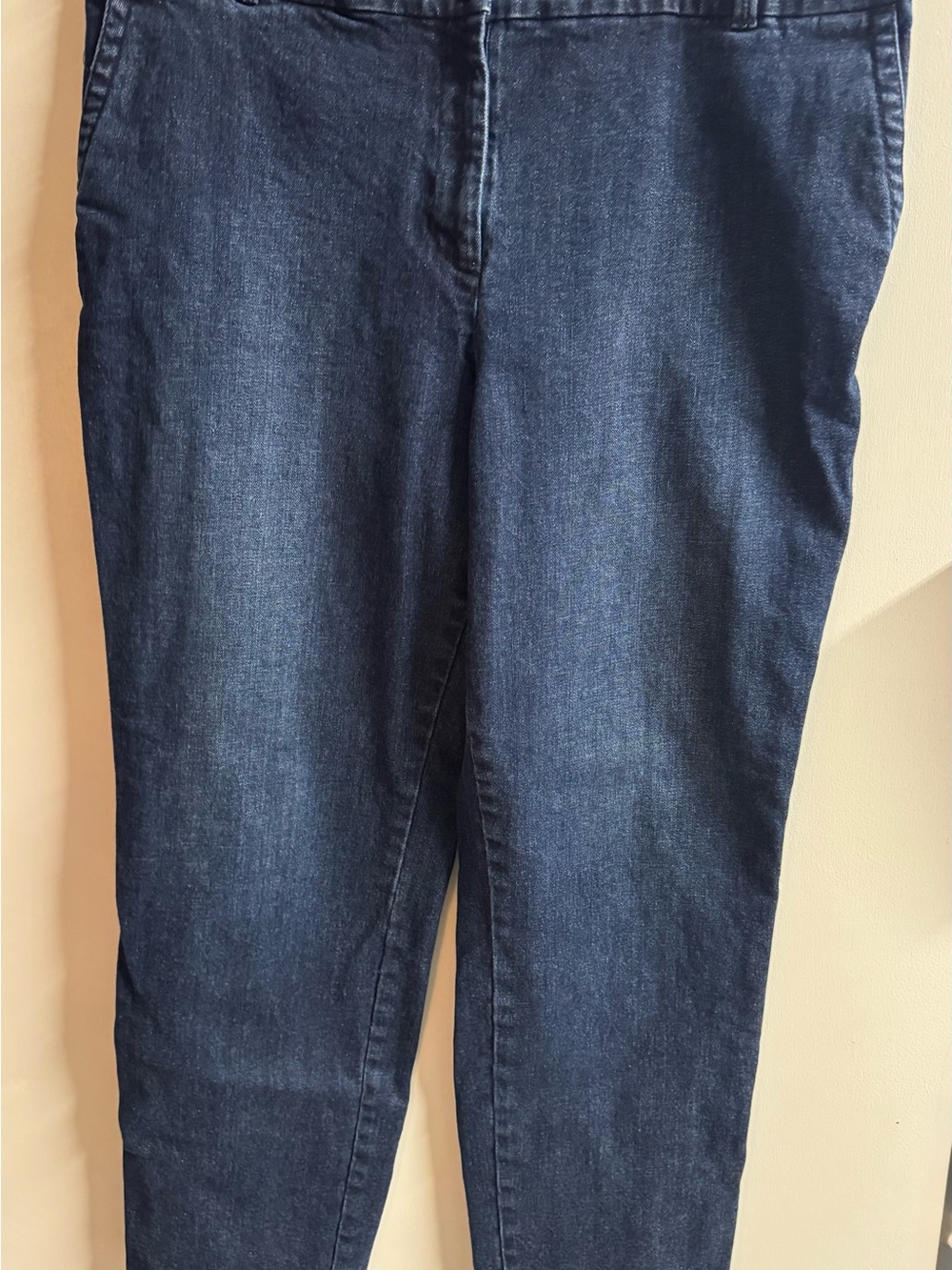 Talbots Women's Signature Jeans in Dark Blue Denim